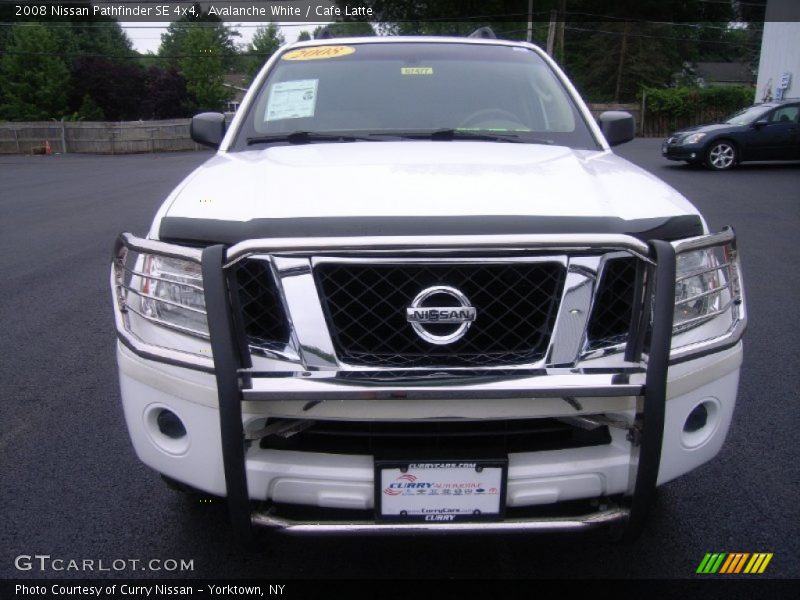 Avalanche White / Cafe Latte 2008 Nissan Pathfinder SE 4x4