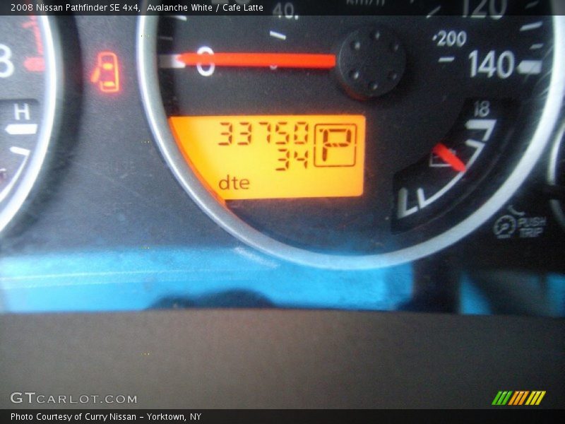 Avalanche White / Cafe Latte 2008 Nissan Pathfinder SE 4x4