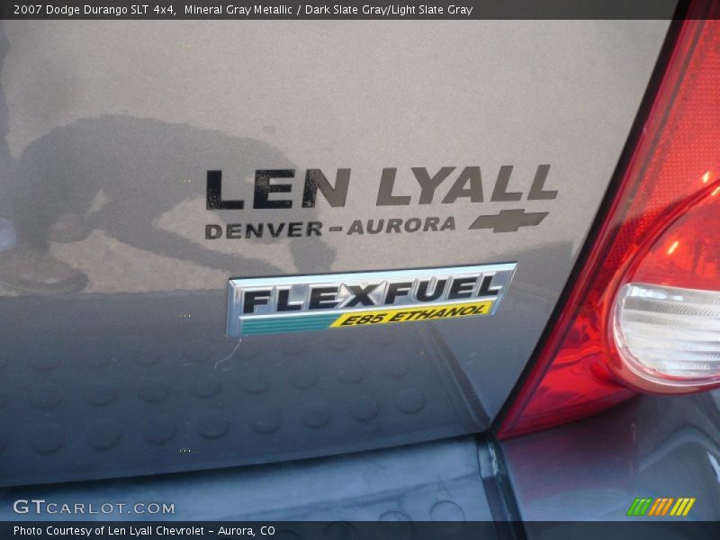Mineral Gray Metallic / Dark Slate Gray/Light Slate Gray 2007 Dodge Durango SLT 4x4