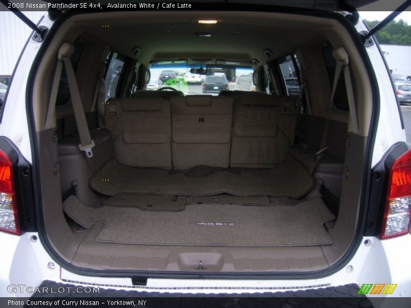 Avalanche White / Cafe Latte 2008 Nissan Pathfinder SE 4x4
