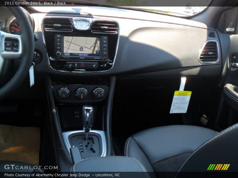 Black / Black 2011 Chrysler 200 S