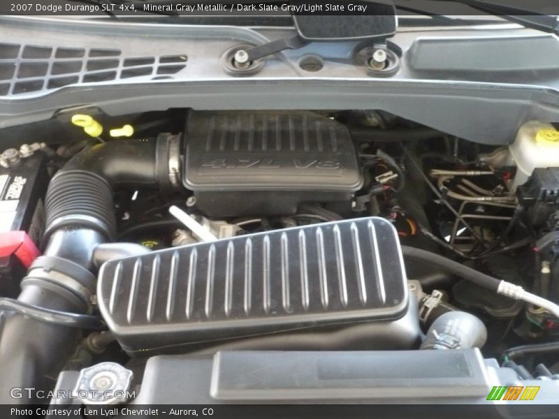  2007 Durango SLT 4x4 Engine - 4.7 Liter SOHC 16-Valve Flex-Fuel V8