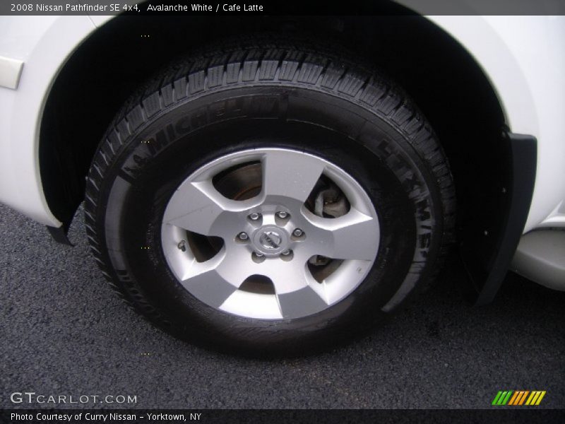 Avalanche White / Cafe Latte 2008 Nissan Pathfinder SE 4x4
