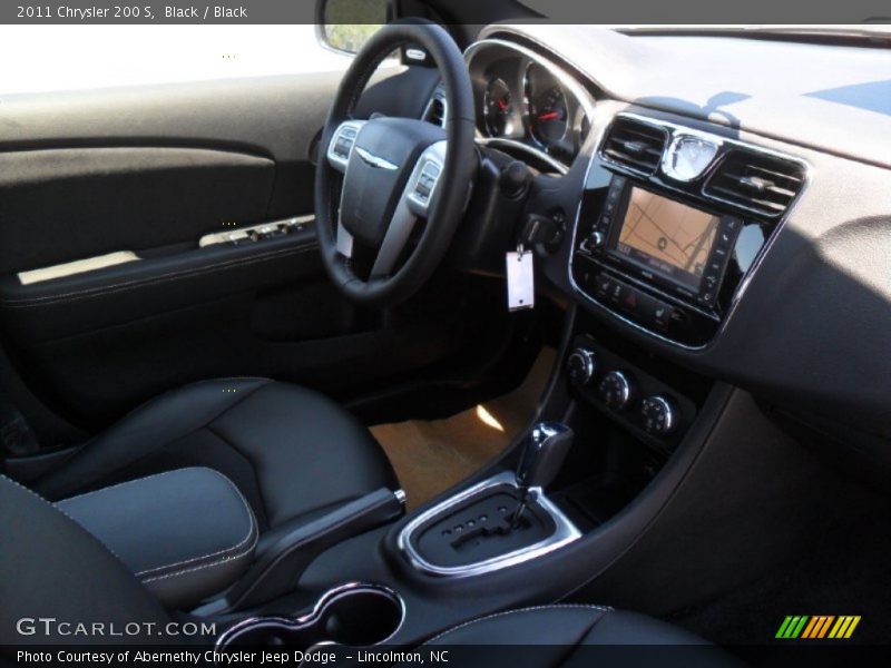 Black / Black 2011 Chrysler 200 S