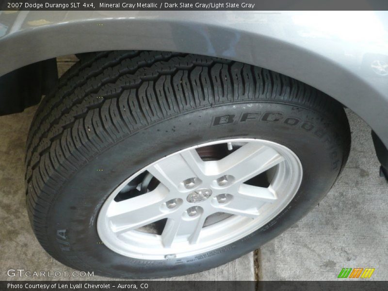 Mineral Gray Metallic / Dark Slate Gray/Light Slate Gray 2007 Dodge Durango SLT 4x4