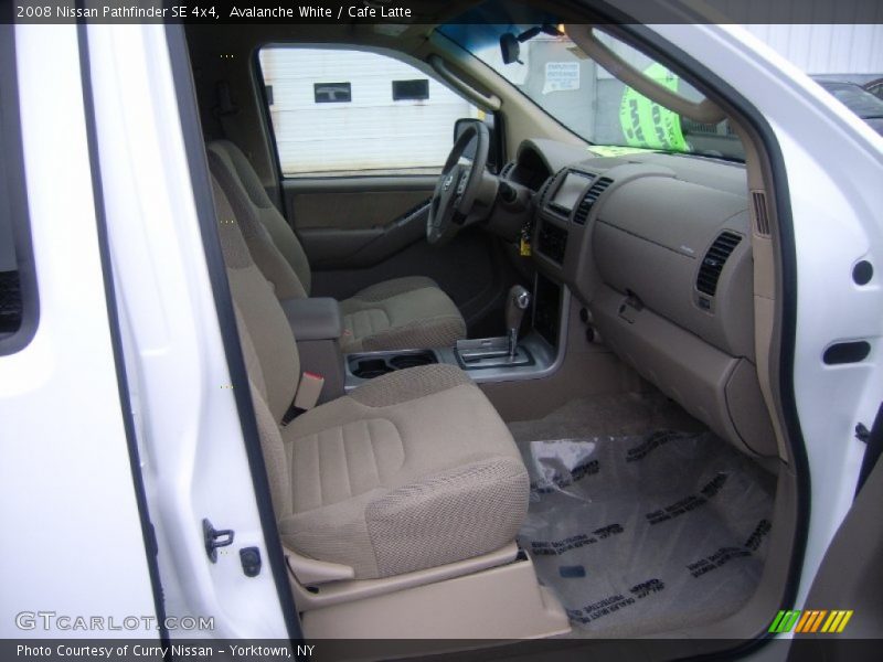 Avalanche White / Cafe Latte 2008 Nissan Pathfinder SE 4x4