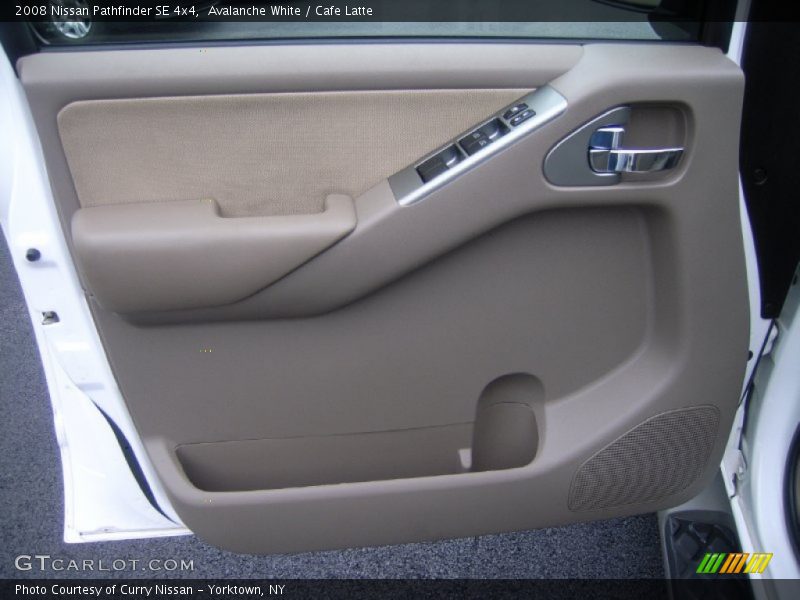 Avalanche White / Cafe Latte 2008 Nissan Pathfinder SE 4x4