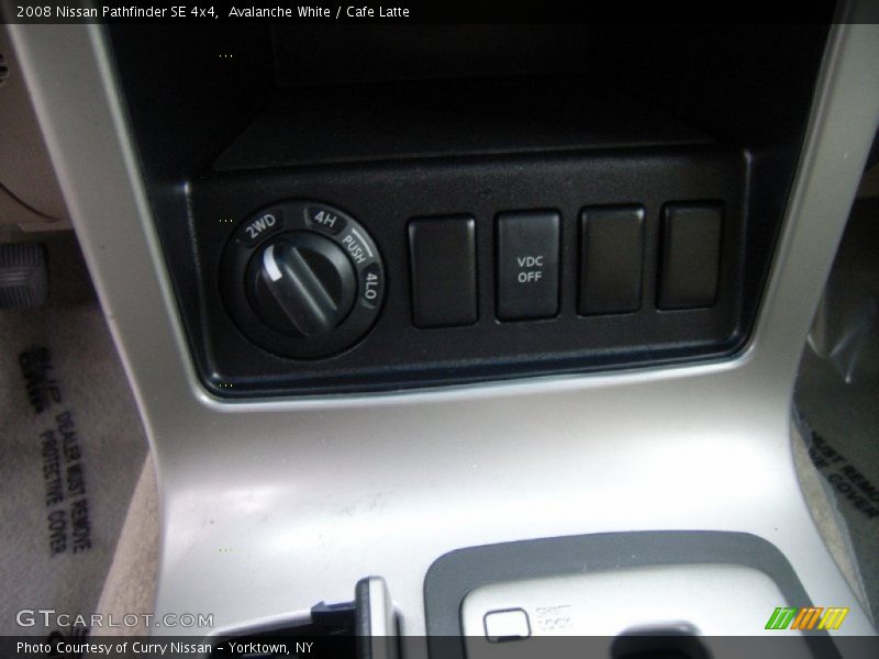Avalanche White / Cafe Latte 2008 Nissan Pathfinder SE 4x4