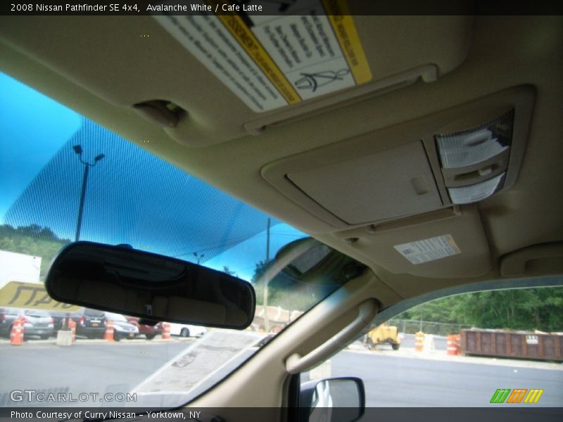 Avalanche White / Cafe Latte 2008 Nissan Pathfinder SE 4x4