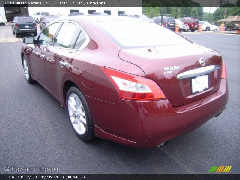 Tuscan Sun Red / Caffe Latte 2010 Nissan Maxima 3.5 S