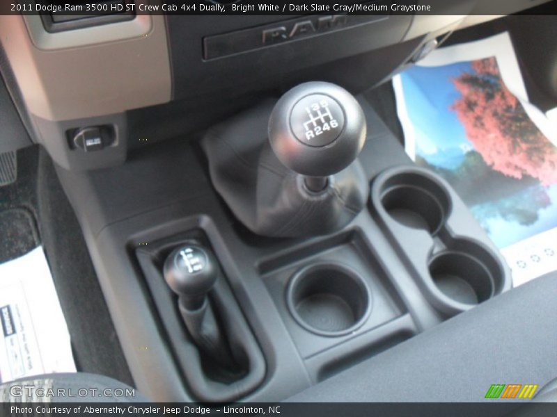 Bright White / Dark Slate Gray/Medium Graystone 2011 Dodge Ram 3500 HD ST Crew Cab 4x4 Dually