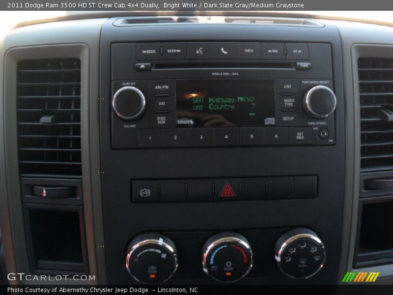 Bright White / Dark Slate Gray/Medium Graystone 2011 Dodge Ram 3500 HD ST Crew Cab 4x4 Dually