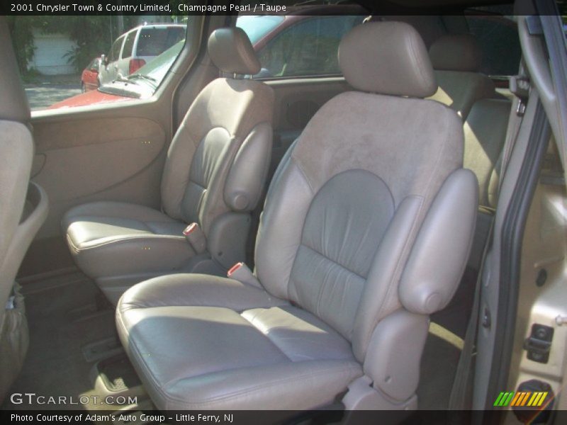 Champagne Pearl / Taupe 2001 Chrysler Town & Country Limited