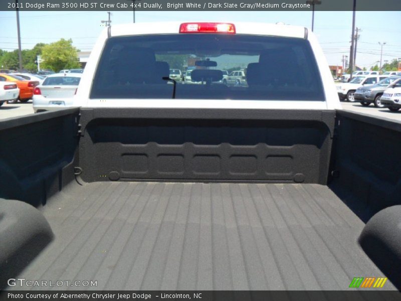 Bright White / Dark Slate Gray/Medium Graystone 2011 Dodge Ram 3500 HD ST Crew Cab 4x4 Dually