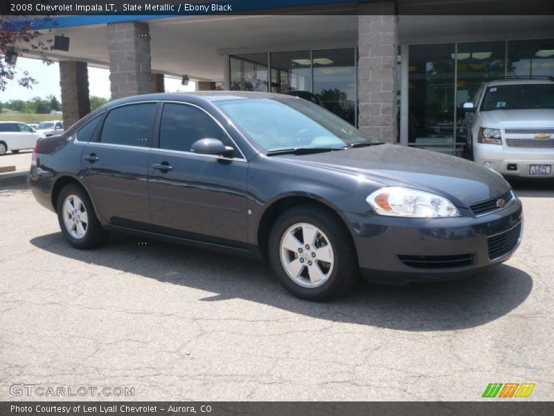 Slate Metallic / Ebony Black 2008 Chevrolet Impala LT