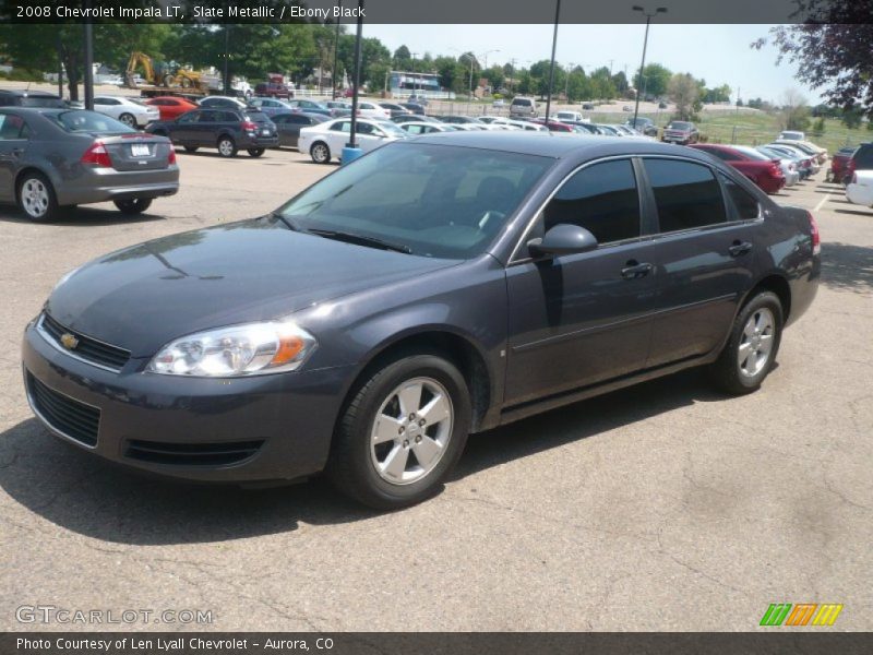 Slate Metallic / Ebony Black 2008 Chevrolet Impala LT