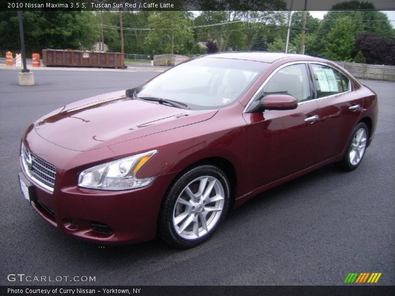 Tuscan Sun Red / Caffe Latte 2010 Nissan Maxima 3.5 S