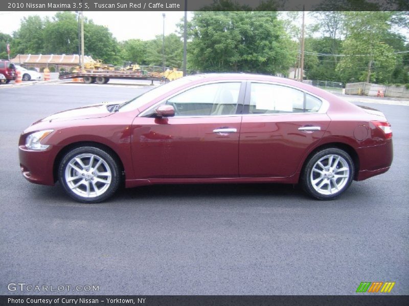 Tuscan Sun Red / Caffe Latte 2010 Nissan Maxima 3.5 S