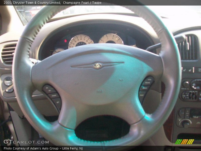 Champagne Pearl / Taupe 2001 Chrysler Town & Country Limited