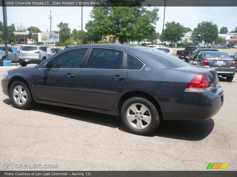 Slate Metallic / Ebony Black 2008 Chevrolet Impala LT
