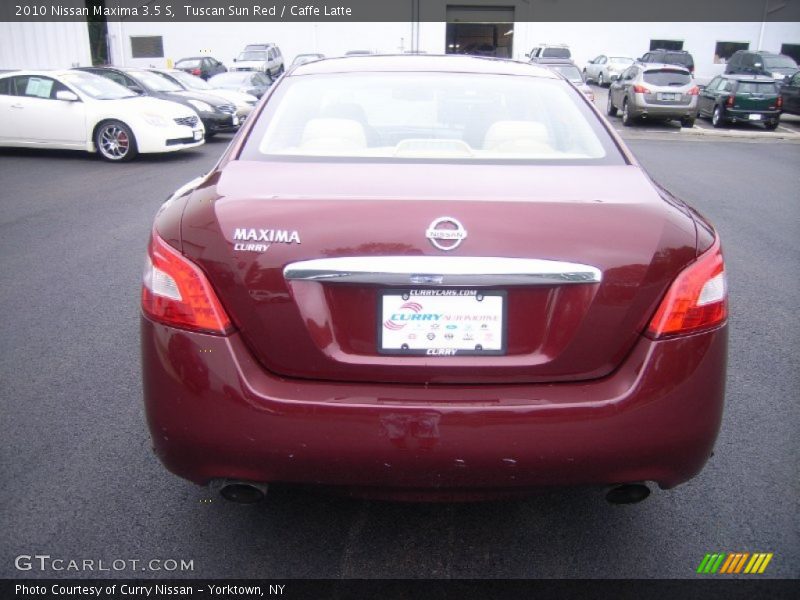 Tuscan Sun Red / Caffe Latte 2010 Nissan Maxima 3.5 S