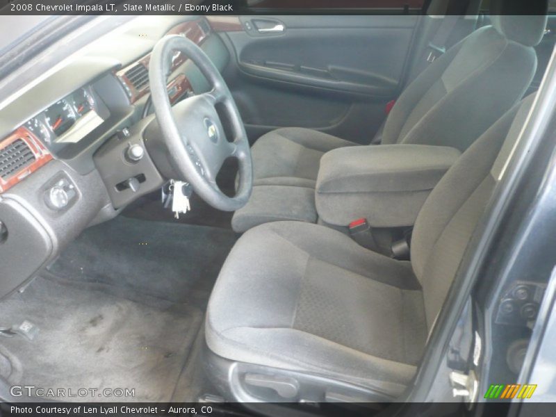Slate Metallic / Ebony Black 2008 Chevrolet Impala LT