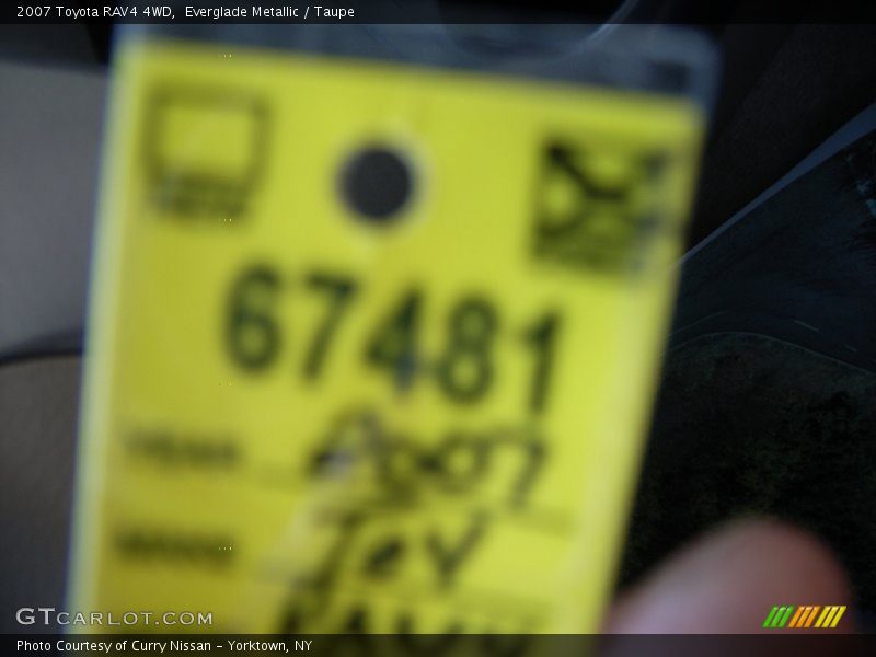 Everglade Metallic / Taupe 2007 Toyota RAV4 4WD