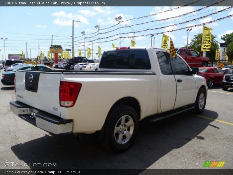 White / Graphite/Titanium 2004 Nissan Titan XE King Cab