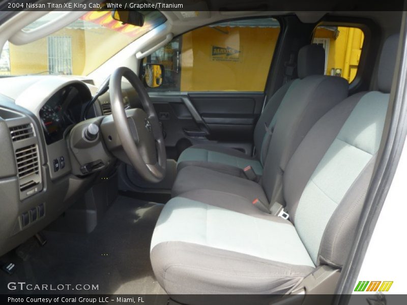 White / Graphite/Titanium 2004 Nissan Titan XE King Cab