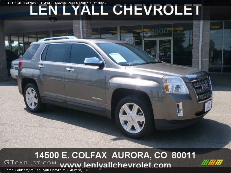 Mocha Steel Metallic / Jet Black 2011 GMC Terrain SLT AWD