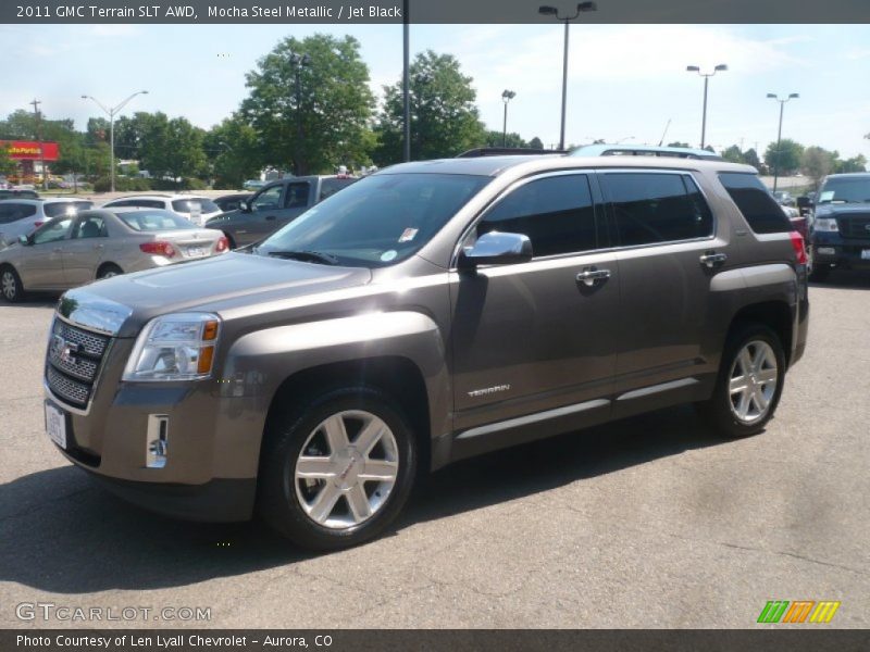 Mocha Steel Metallic / Jet Black 2011 GMC Terrain SLT AWD