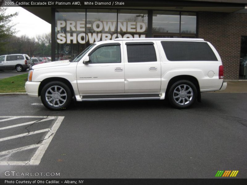 White Diamond / Shale 2005 Cadillac Escalade ESV Platinum AWD