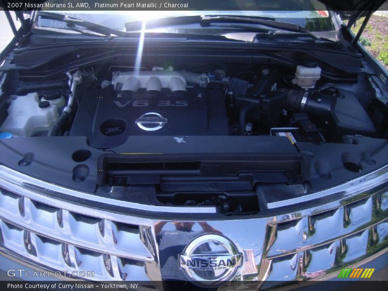 Platinum Pearl Matallic / Charcoal 2007 Nissan Murano SL AWD
