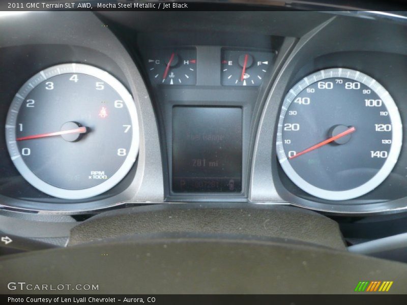 Mocha Steel Metallic / Jet Black 2011 GMC Terrain SLT AWD