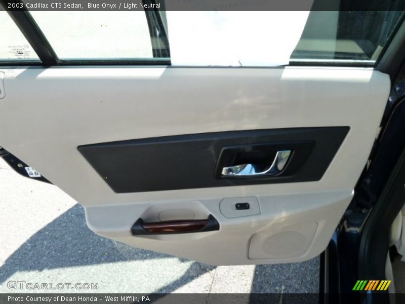 Blue Onyx / Light Neutral 2003 Cadillac CTS Sedan