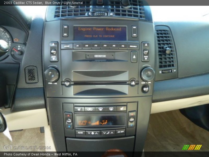 Blue Onyx / Light Neutral 2003 Cadillac CTS Sedan