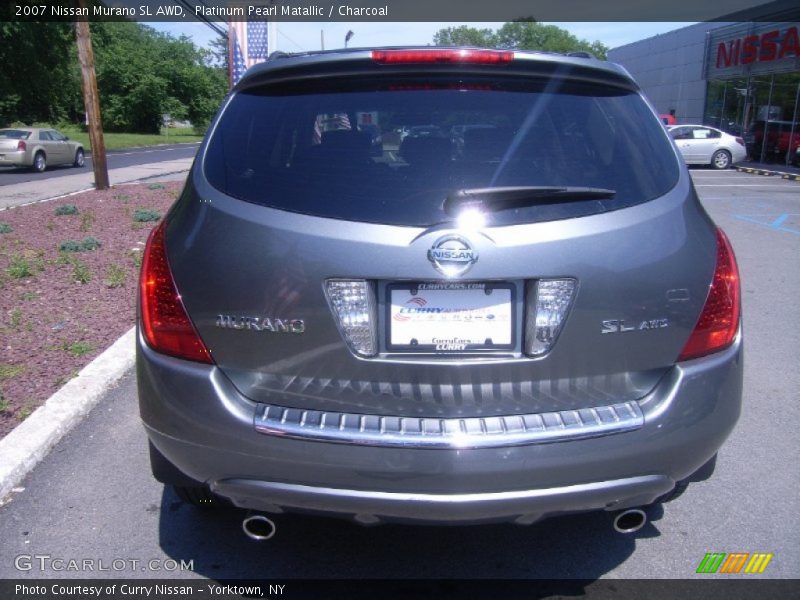 Platinum Pearl Matallic / Charcoal 2007 Nissan Murano SL AWD