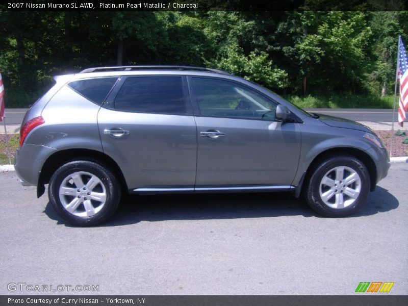 Platinum Pearl Matallic / Charcoal 2007 Nissan Murano SL AWD