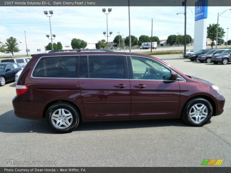 Dark Cherry Pearl / Ivory 2007 Honda Odyssey EX-L