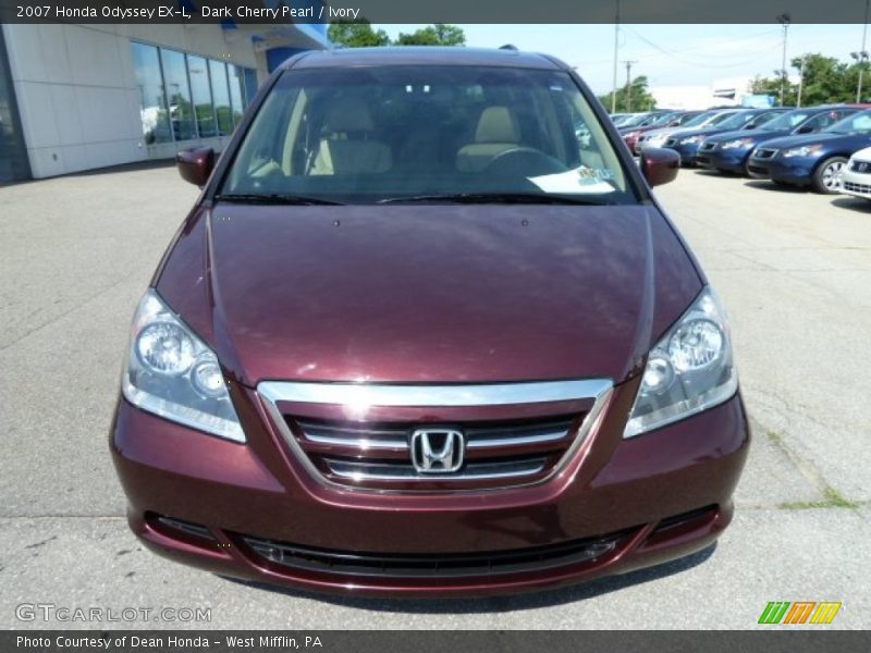 Dark Cherry Pearl / Ivory 2007 Honda Odyssey EX-L