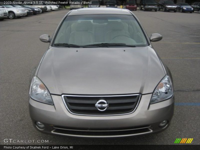 Polished Pewter Metallic / Blond 2003 Nissan Altima 3.5 SE