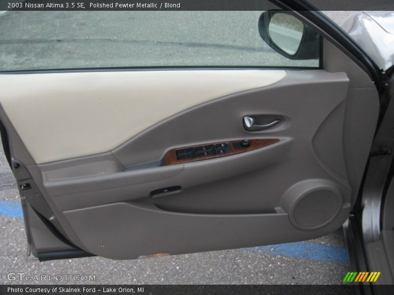 Door Panel of 2003 Altima 3.5 SE