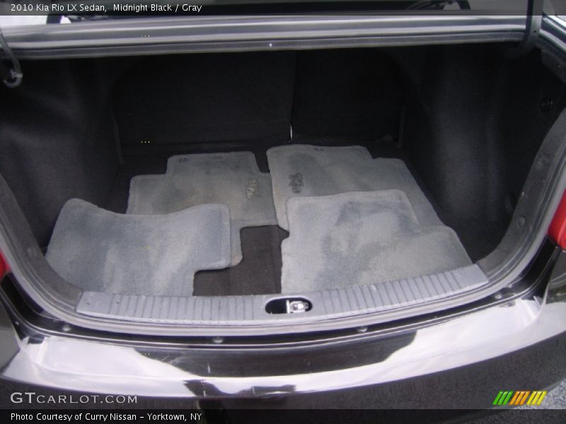 Midnight Black / Gray 2010 Kia Rio LX Sedan