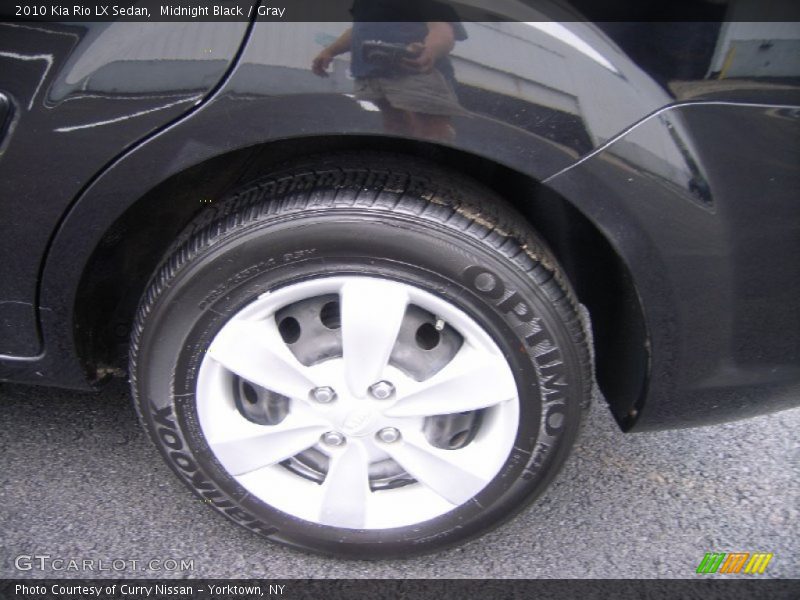 Midnight Black / Gray 2010 Kia Rio LX Sedan