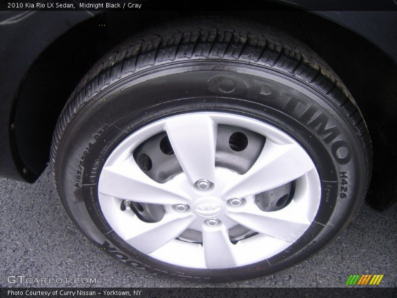 Midnight Black / Gray 2010 Kia Rio LX Sedan