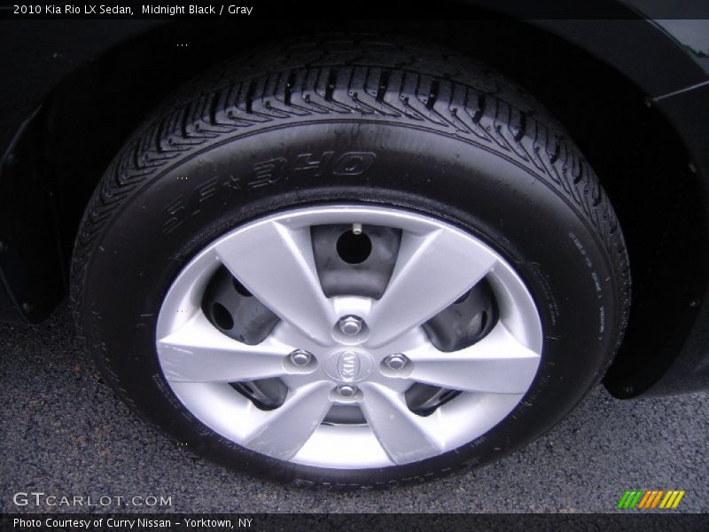 Midnight Black / Gray 2010 Kia Rio LX Sedan
