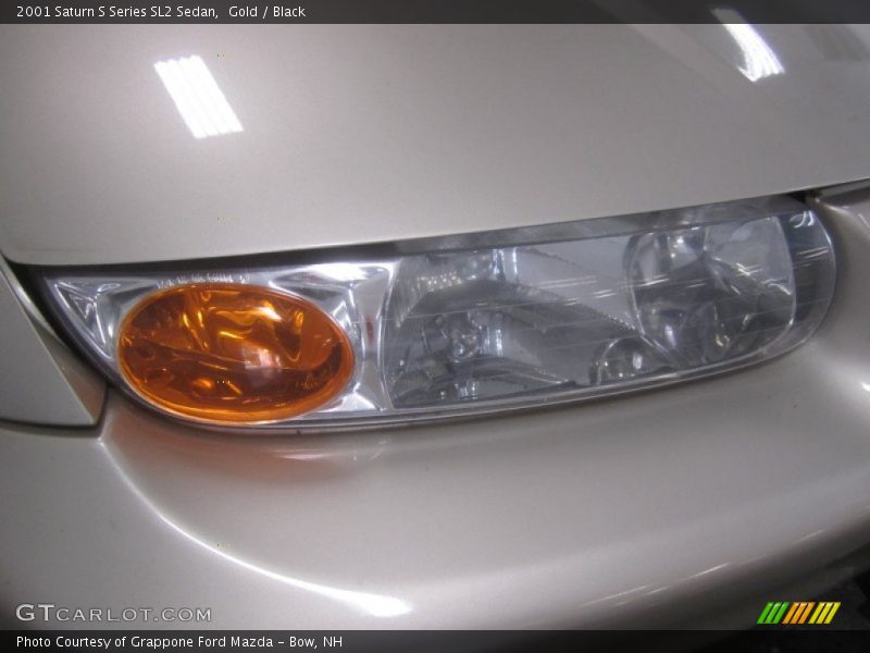 Gold / Black 2001 Saturn S Series SL2 Sedan