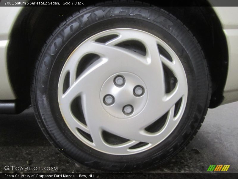 Gold / Black 2001 Saturn S Series SL2 Sedan