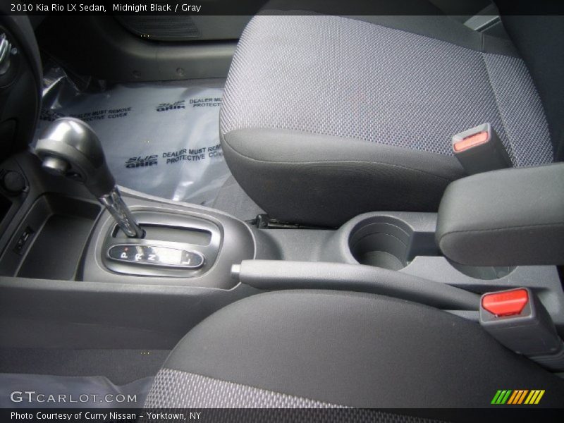 Midnight Black / Gray 2010 Kia Rio LX Sedan