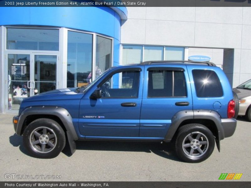 Atlantic Blue Pearl / Dark Slate Gray 2003 Jeep Liberty Freedom Edition 4x4